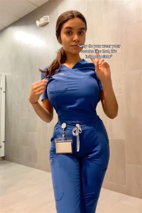Nurse Hits Back At Trolls Who Call Scrubs Inappropriate