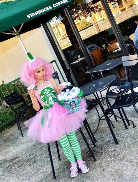 Starbucks Costume Pink Drink Starbucks Halloween Costume Etsy