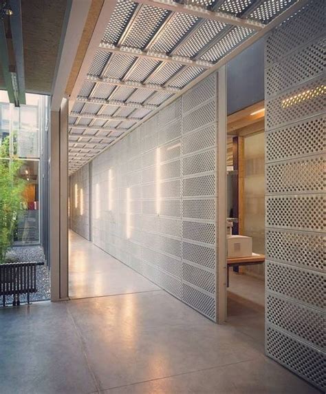 Perforated Metal Panels Enhancing Your Interior Decor 모던 인테리어 디자인