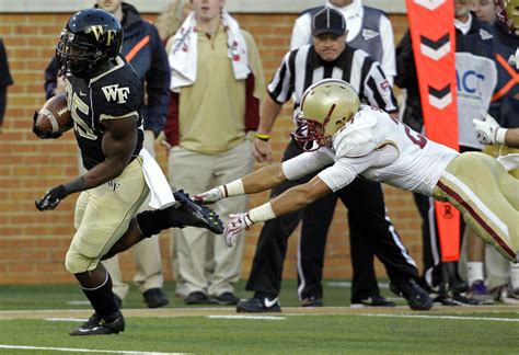 Acc Football Wake Forest Tailback Josh Harris Happy To Be Back After