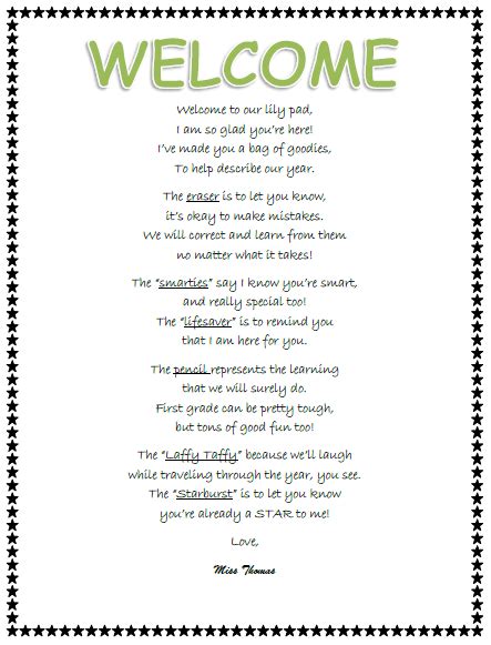 Short Welcome Poems