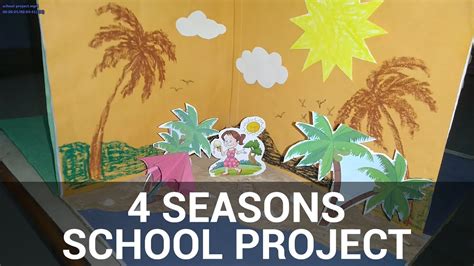 Four Seasons Evs Science Exhibition Project For School Kids Youtube