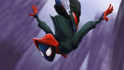 Miles Morales Falling Wallpapers Top Free Miles Morales Falling