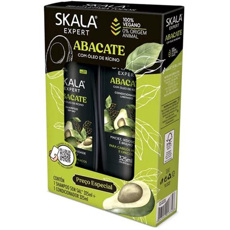 Kit Shampoo E Condicionador Skala Ml Abacate Capilar Kit Shampoo