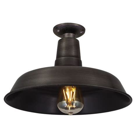 Ideal for shedding light over top of your kitchen island, dining table, or entryway, the simple circle design of this led flush mount makes it ideal for adding just about. Vintage Industrial Flush Mount Farmhouse Ceiling Light ...