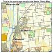 Aerial Photography Map of Lockport, IL Illinois