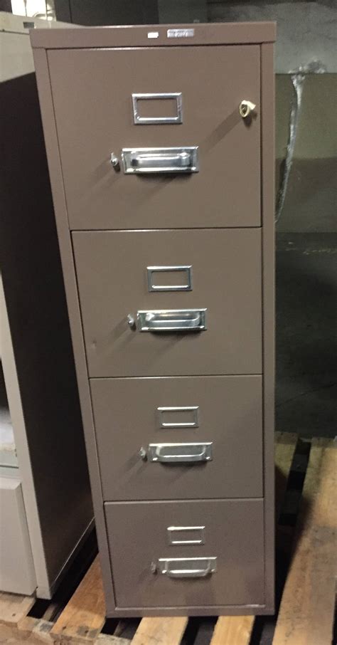 Sensitive and highly important paperwork should always be kept in a fireproof filing cabinet. 4-Drawer Hon Letter Size Tan Fireproof File Cabinets ...