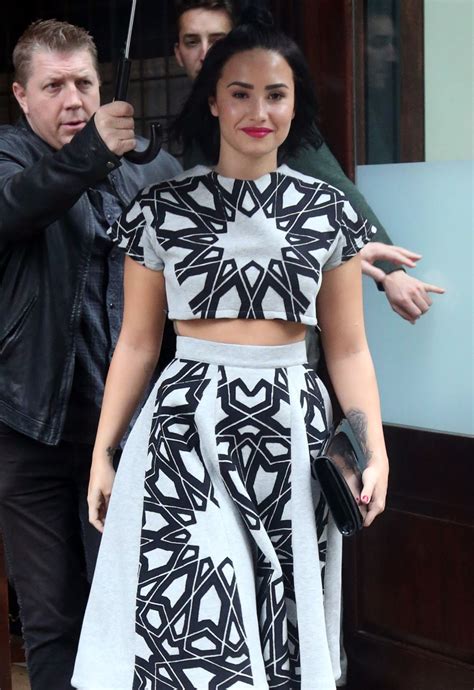 Demi Lovato Leaves Her Hotel In New York City 10282015
