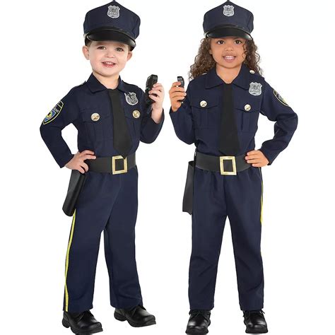 Boys Classic Police Officer Costume Party City