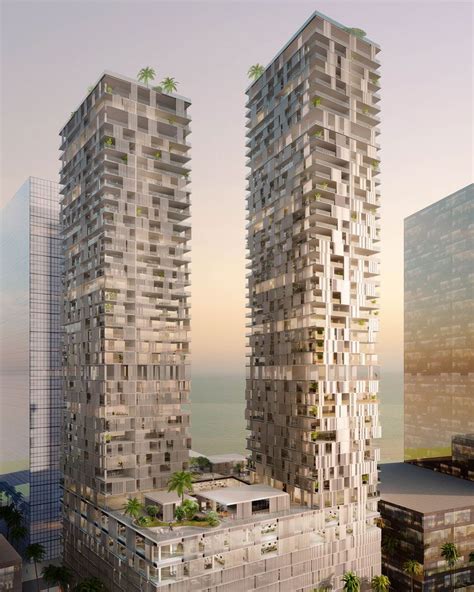 Waa Clads Mixed Use Towers In Bahrain With Louvered Panels