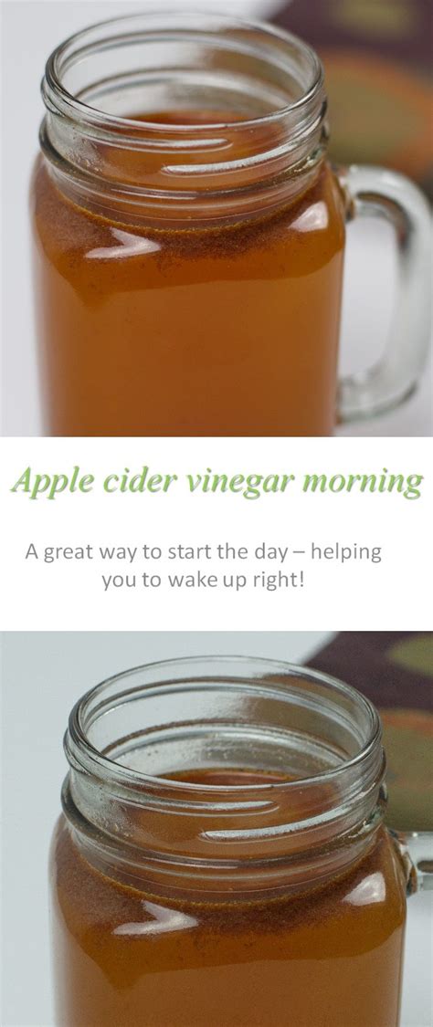 how to start your day off right with a great apple cider vinegar morning drink which wakes