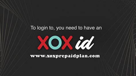 Xox Login Plan Onexox Black Dan Xox Prepaid