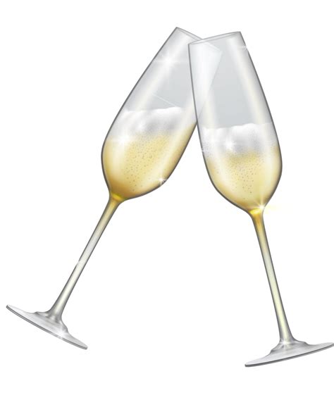 Due Bicchieri Di Champagne Attraversato 11835384 Png