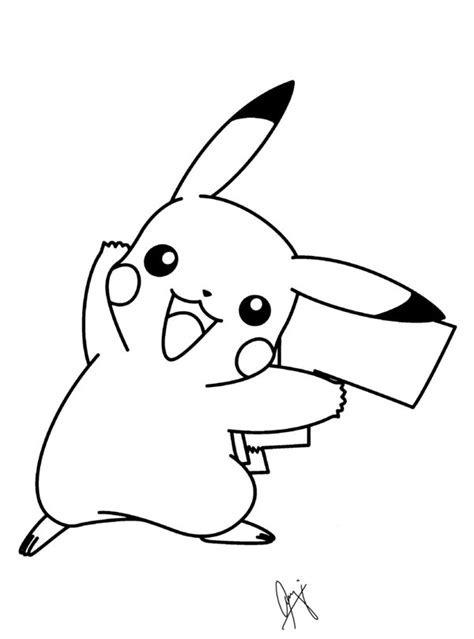 81 Dessins De Coloriage Pikachu à Imprimer Sur Page 6
