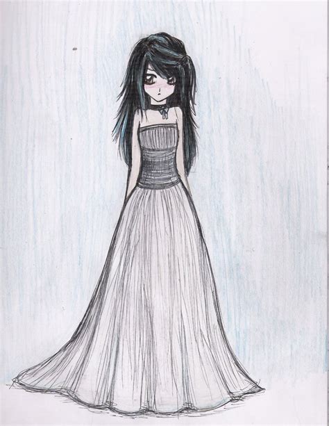 You're searching online for inspiration and you. anime drawing prom date | We Heart It | art and girl