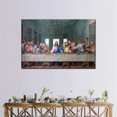 The Last Supper Multi Panel Canvas Wall Art Etsy