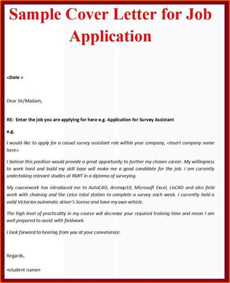 You should write a new cover letter for every job for which you apply. orable ideas cover letter examples for job applications ...
