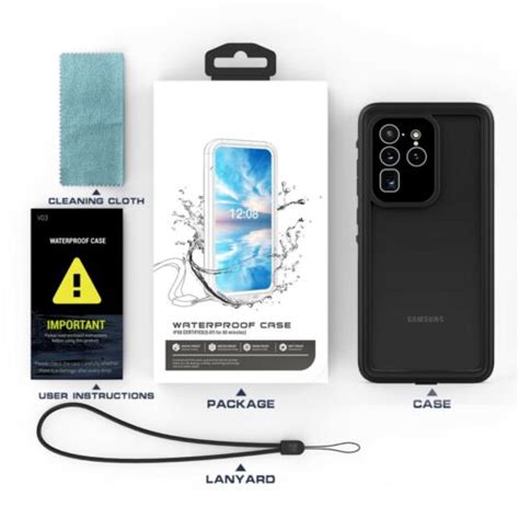For Samsung Galaxy S20 Plus S20 Ultra 5g Waterproof Case With Screen