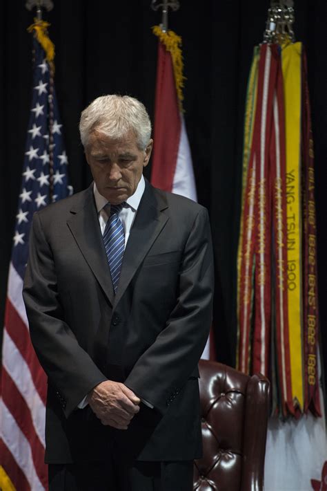 Defense Secretary Chuck Hagel Attends The Change Of Command Ceremony