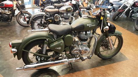 For hire for sale for sale by auction information. 2015 Royal Enfield Bullet 500 Military Motorcycle From St ...