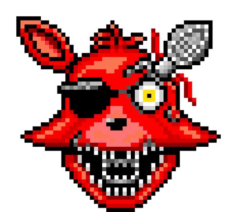 Withered Foxy Pixel Art Maker
