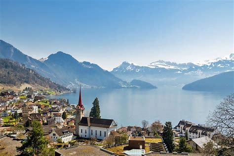 Weggis Lucerne Lake Swiss Alps To Visit In The Alps