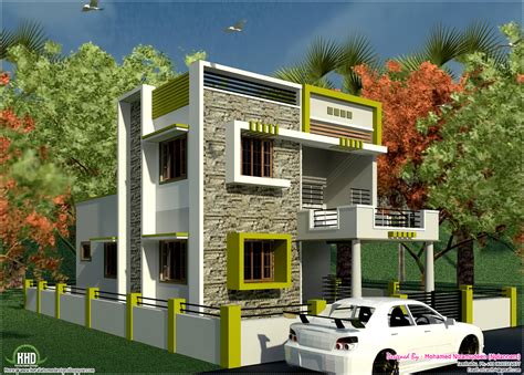 South Indian Style New Modern 1460 Sq Feet House Design House Design