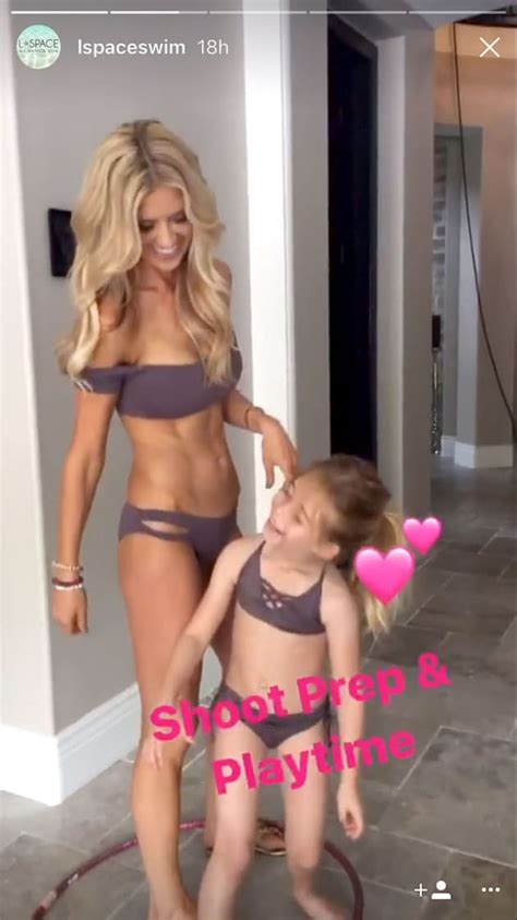 Christina El Moussa Poses Daughter In Bikini Faces Wrath
