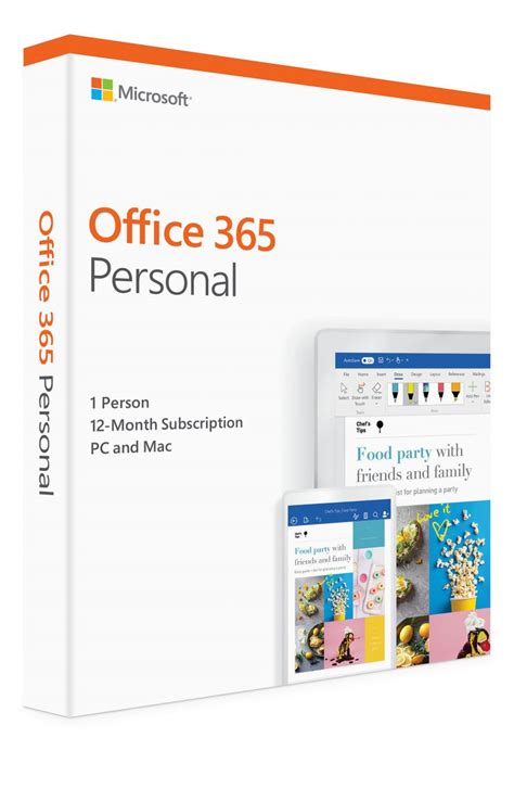 Microsoft Office 365 Personal Single User 12 Month