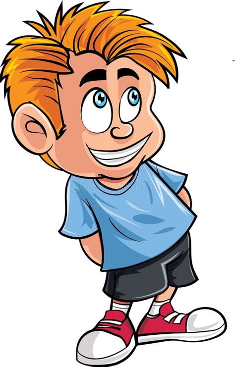 Cartoon Of Cute Little Boy Stock Illustration Illustration Of Cool