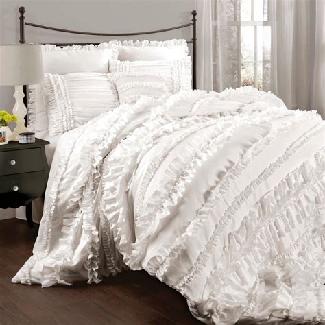 Queen size white comforter sets. All White Bedding Set - Home Furniture Design