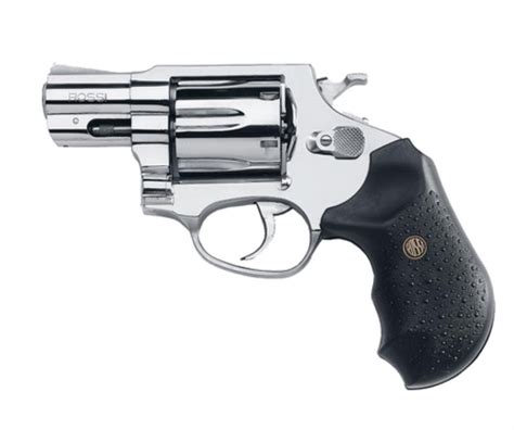 Rossi Revolver 38 Special 2 5rd Black Rubber Grip Stainless Steel