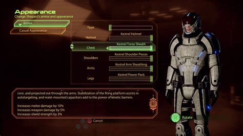 Mass Effect 2 Dlc Kestrel Armor Set Youtube