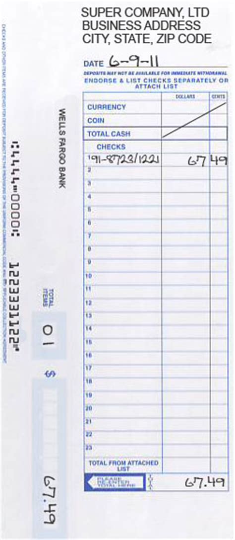 It indicates the deposit date, name and account number of the depositor, and the monetary amount to be deposited in the form of checks read on to find out how to properly fill out a checking deposit slip. How to Fill Out a Business Checking Deposit Slip - It's a Free For All | Out of Debt Again