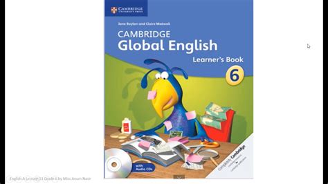 Cambridge Global English Learners Book For Grade 6 Part 11 Youtube