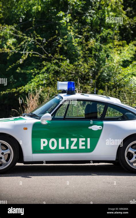 Stuttgart Germany July 20 2013 A Porsche 911 Carrera Coupe Built As Police Car For The