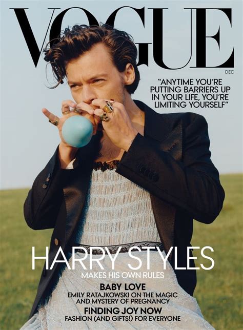 Harry Styles Mum Explains Why He Wore Dress On Groundbreaking Vogue