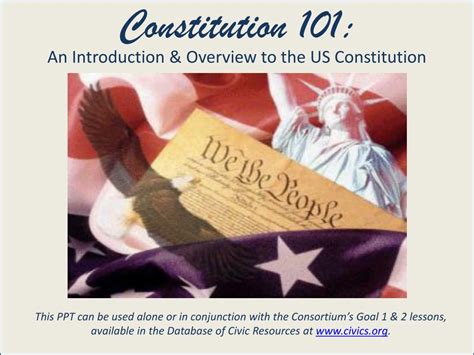 Ppt United States Constitution 101 Powerpoint Presentation Free