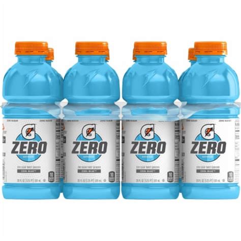 Gatorade Zero Sugar Thirst Quencher Cool Blue Electrolyte Enhanced Sports Drink Bottles