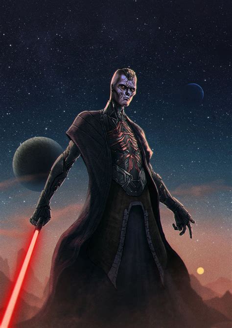 Sith Lord Oc Character Illustration From Star Wars Universe Star Wars