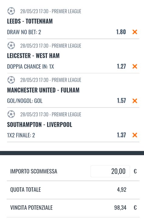 Pronostici Premier League Giornata 38 Screen 2