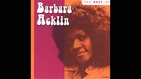 Barbara Acklin Just Ain T No Love Youtube