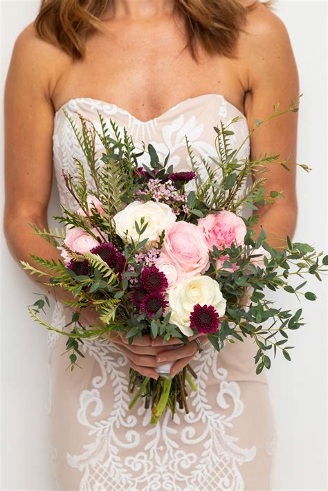 Diy Wedding Flowers Crazy In Love Package Mauve Bouquets Kukka