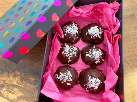 Dark Chocolate Coconut Truffles — The Itty Bitty Bakery