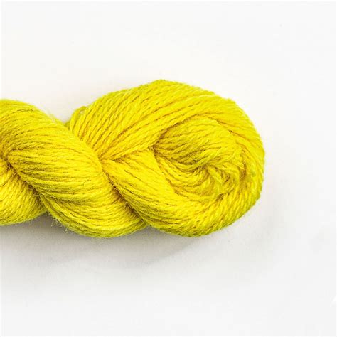 Wool Yarn100 Natural Knitting Crochet Craft Supplies Lemon Yellow