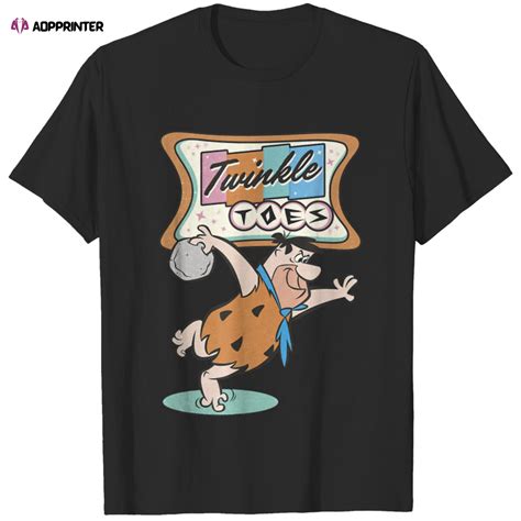 The Flintstones Twinkle Toes Fred Flintstone Bowling Alley T Shirt T