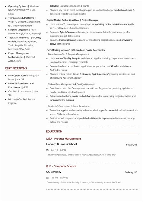 Two Page Resume Template Free Ideas Grdacademy