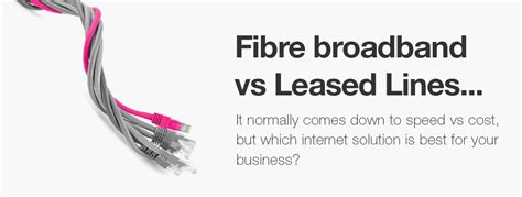 The difference between broadband and leased line internet is given below you could lease a line (does not matter copper or fiber optics ) and use it to transmit only 64 kbps of data (not broadband rates), that would not be wise, nevertheless possible. Broadband OR Leased Line for Your Business ? - Outsourced ...