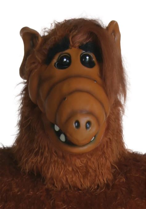 Halloween is a time for scary surprises and creepy air all around. Adult Overhead ALF Mask