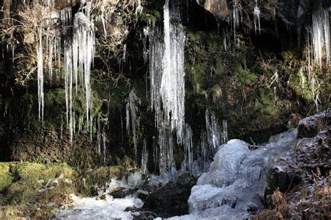 Free Images Formation Ice Cave High Waterfalls 5d Icicle Hires
